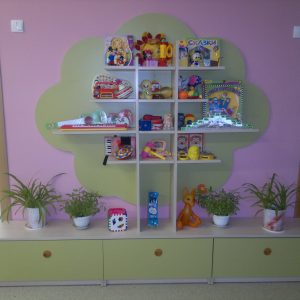 Стенка для игрушек. Мебель для детского сада в Калининграде