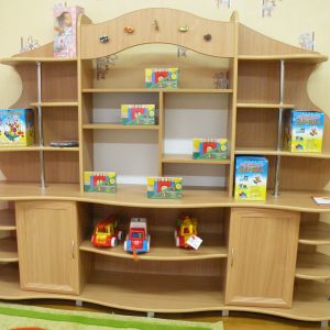 Стенка для игрушек. Мебель для детского сада в Калининграде